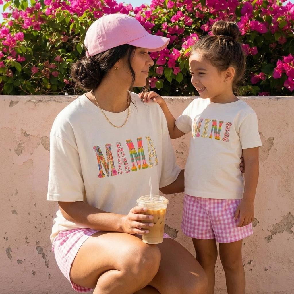 Mama and Mini Mothers Day Shirts, Mommy and Me Matching Outfits, Mom and Daughter Shirts, Family Matching, Gift for Mom