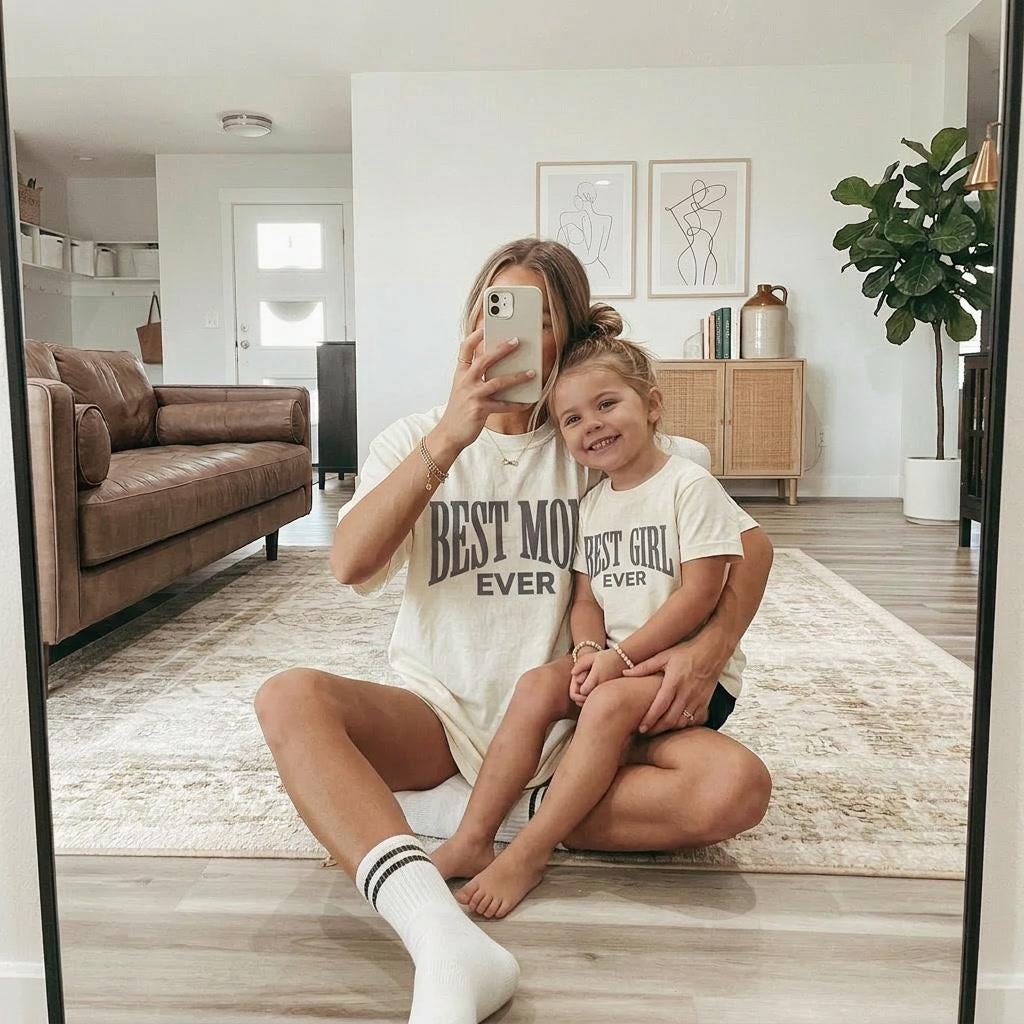 Best Mom Ever Best Girl Ever Shirts, Mommy and Me Matching Shirts, Mother Daughter Outfit, Family Matching, Gift for Mom