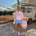 Besties Forever Pink Sweatshirts | Mom and Daughter Matching Sweatshirts | Mothers Day Gift for Moms & Kids | Mommy and Me sweatshirt