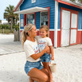 American Girl Mama 4th of July Shirt | Patriotic Mom Tee | USA Independence Day Outfit | Matching Family Patriotic Shirts