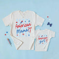 American Girl Mama 4th of July Shirt | Patriotic Mom Tee | USA Independence Day Outfit | Matching Family Patriotic Shirts