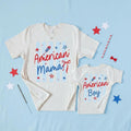 American Girl Mama 4th of July Shirt | Patriotic Mom Tee | USA Independence Day Outfit | Matching Family Patriotic Shirts