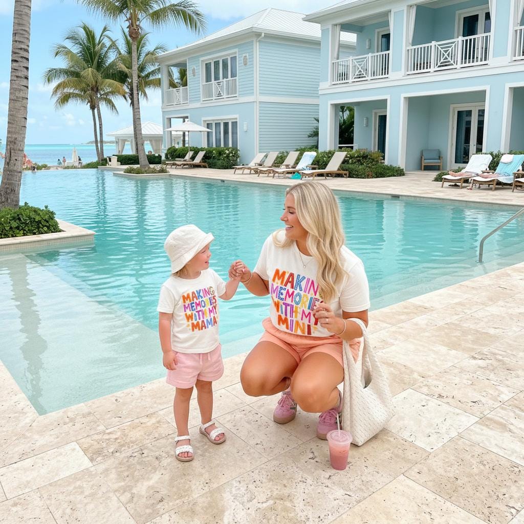 Making Memories with My Mini Matching Shirts | Mommy and Me Matching Tees | Mom and Daughter Matching Outfit | Cute Mama Mini Family Shirts