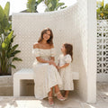100% Cotton Mommy and Me Matching Dresses | Cotton Dresses | Mom and Daughter Matching Outfits | Family Photoshoot Dresses | Church Dress