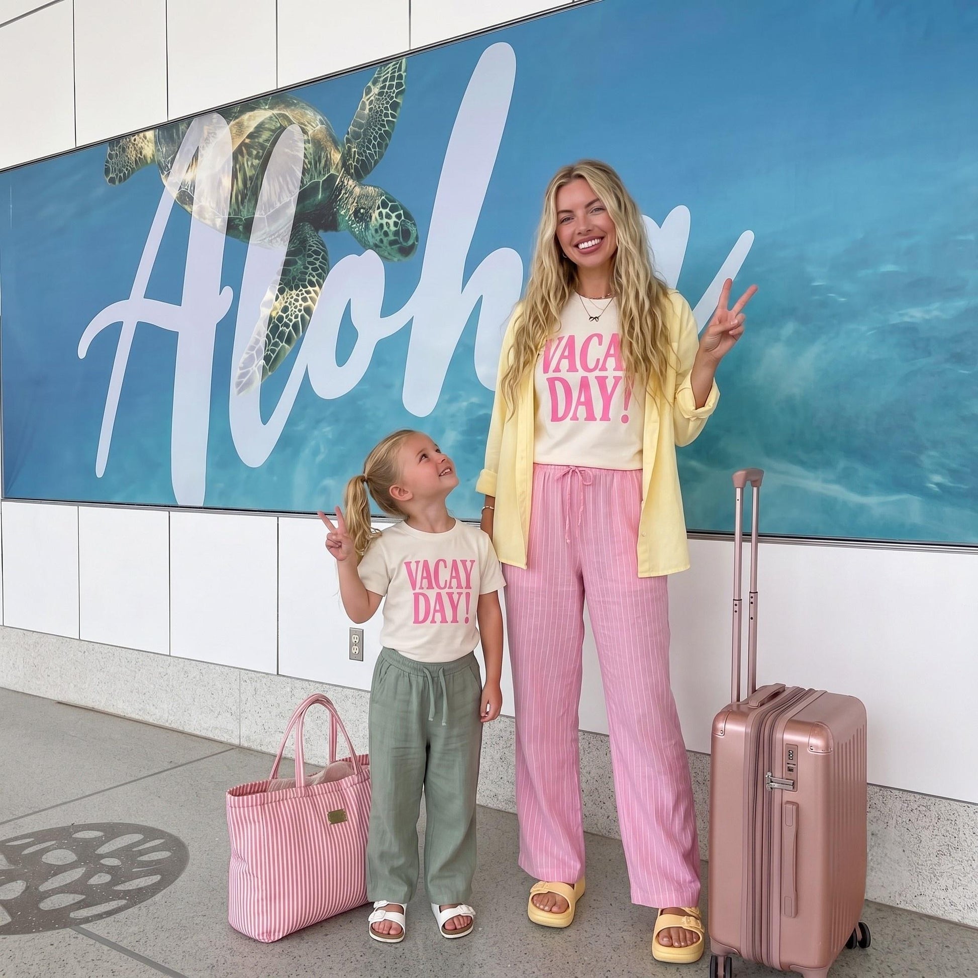 Mommy and Me Matching Vacation Shirts | Vacay Day Matching Tees | Mom and Daughter Travel Shirts | Family Vacation Outfit | Beach Trip