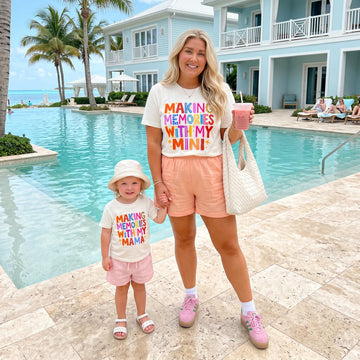 Making Memories with My Mini Matching Shirts | Mommy and Me Matching Tees | Mom and Daughter Matching Outfit | Cute Mama Mini Family Shirts