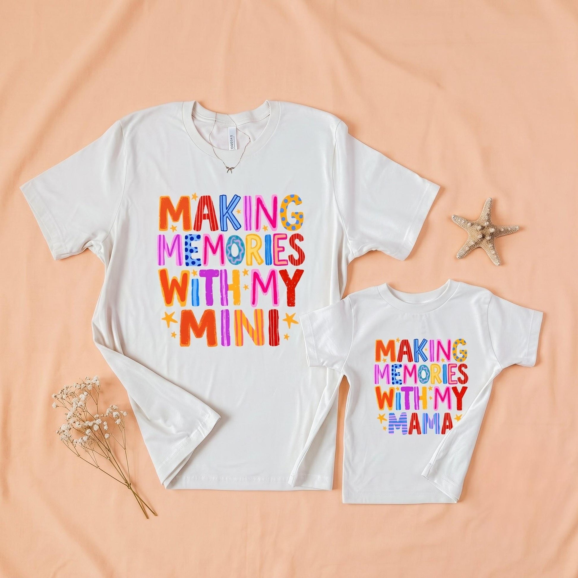 Making Memories with My Mini Matching Shirts | Mommy and Me Matching Tees | Mom and Daughter Matching Outfit | Cute Mama Mini Family Shirts