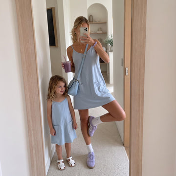 COPY Mommy and Me Matching Dresses | Mom and Daughter Everyday Dresses | Built-In Shorts Dress | Comfortable Matching Outfits | Summer