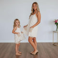 COPY Mommy and Me Matching Dresses | Mom and Daughter Matching Dresses with Built-In Shorts | Summer Family Photo Dresses |Comfy Everyday