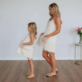 COPY Mommy and Me Matching Dresses | Mom and Daughter Matching Dresses with Built-In Shorts | Summer Family Photo Dresses |Comfy Everyday