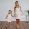 COPY Mommy and Me Matching Dresses | Mom and Daughter Matching Dresses with Built-In Shorts | Summer Family Photo Dresses |Comfy Everyday