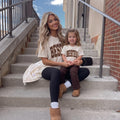 Mommy and Me Matching Shirts | Besties Forever Mom and Daughter Shirt | Leopard Print Matching Shirts | Neutral Mom Outfit | Mom fall shirt