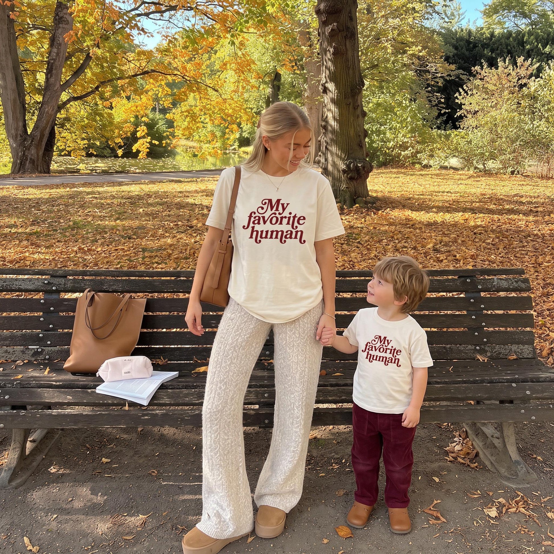 My Favorite Human Matching Shirts | Mommy and Me Matching Tees | Meaningful Matching Shirts | Mom and Child Outfit | Family Gift | Coordinat