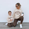 Mommy and Me Matching Hoodies | Besties Forever Sweatshirts | Mom and Kid Matching Outfit | Neutral Fall Hoodies | Mama Mini Sweatshirts