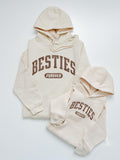 Mommy and Me Matching Hoodies | Besties Forever Sweatshirts | Mom and Kid Matching Outfit | Neutral Fall Hoodies | Mama Mini Sweatshirts