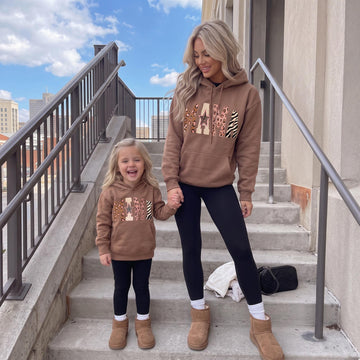 Mommy and Me Matching Hoodies | Besties Forever Sweatshirts | Mom and Kid Matching Outfit | Neutral Fall Hoodies | Mama Mini Sweatshirts
