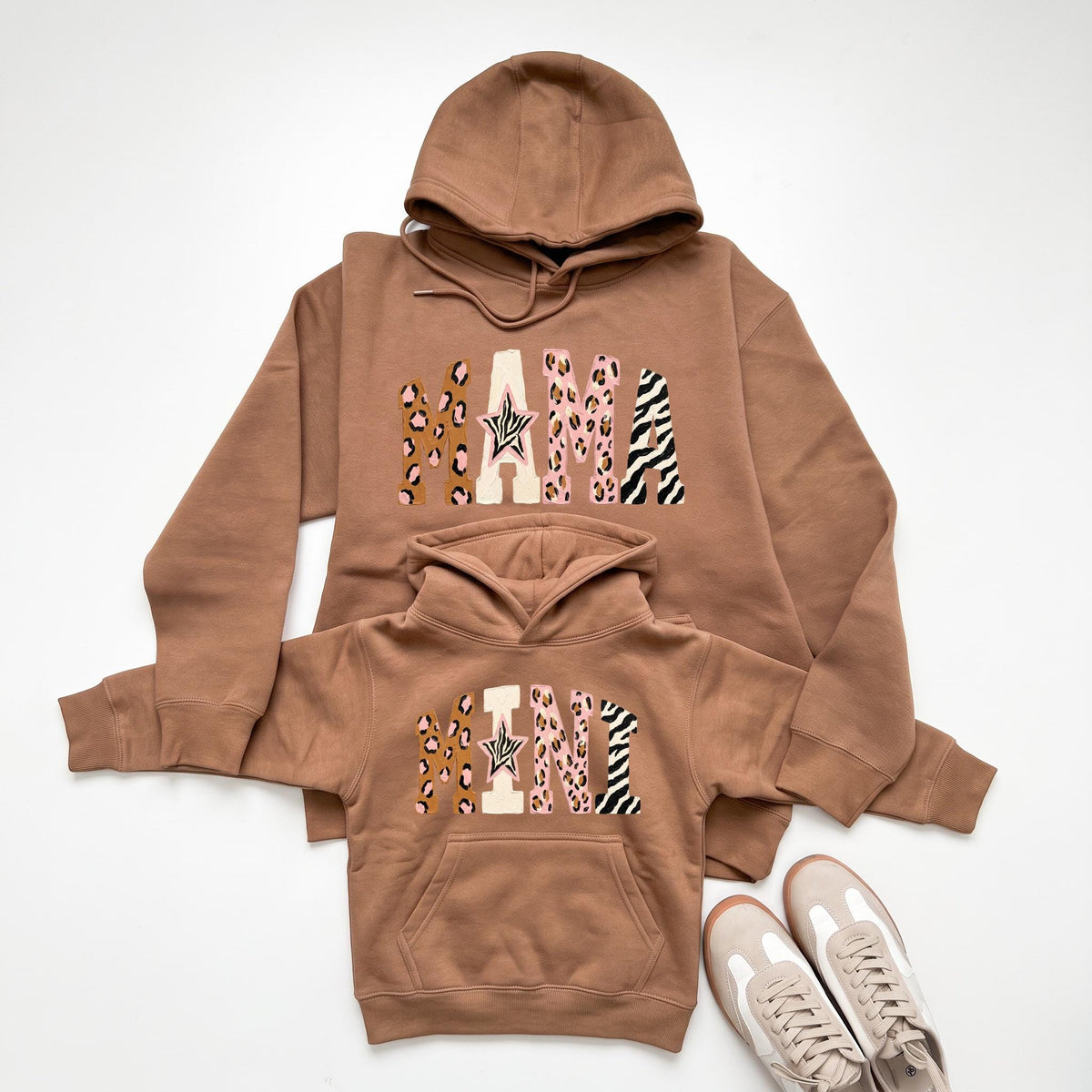 Mommy and Me Matching Hoodies | Besties Forever Sweatshirts | Mom and Kid Matching Outfit | Neutral Fall Hoodies | Mama Mini Sweatshirts