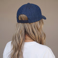 Mama Embroidered Hat for Moms | Dark Blue mom snapback hat | Everyday Mom Hat | Gift for Mom | Mom Uniform | Vintage Style Denim hat