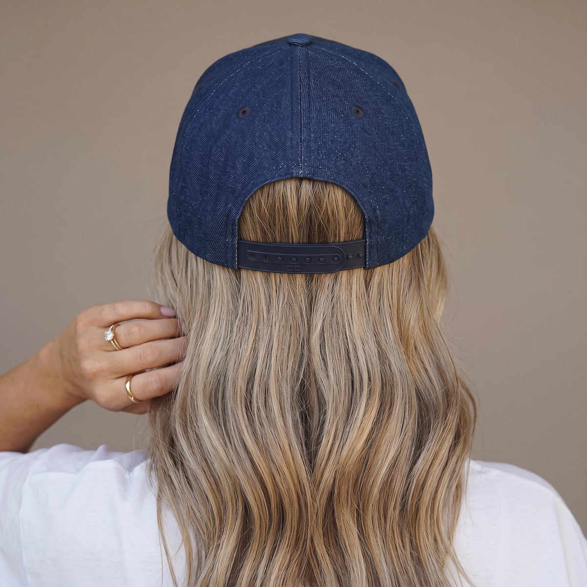 Mama Embroidered Hat for Moms | Dark Blue mom snapback hat | Everyday Mom Hat | Gift for Mom | Mom Uniform | Vintage Style Denim hat