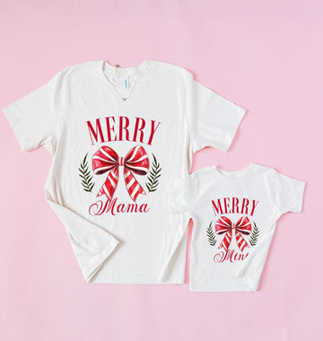 Merry Mama and Mini Matching Shirts for Christmas | Shop Matching Outfits