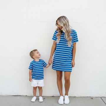 Mix and match red white and blue Mommy & Me