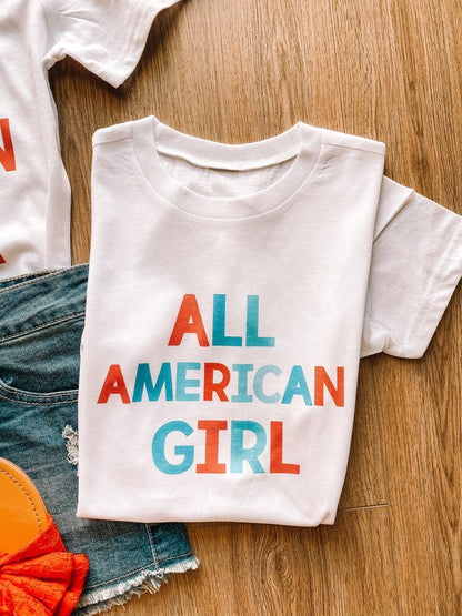 All American Mama Matching Shirts - LITTLE MIA BELLA