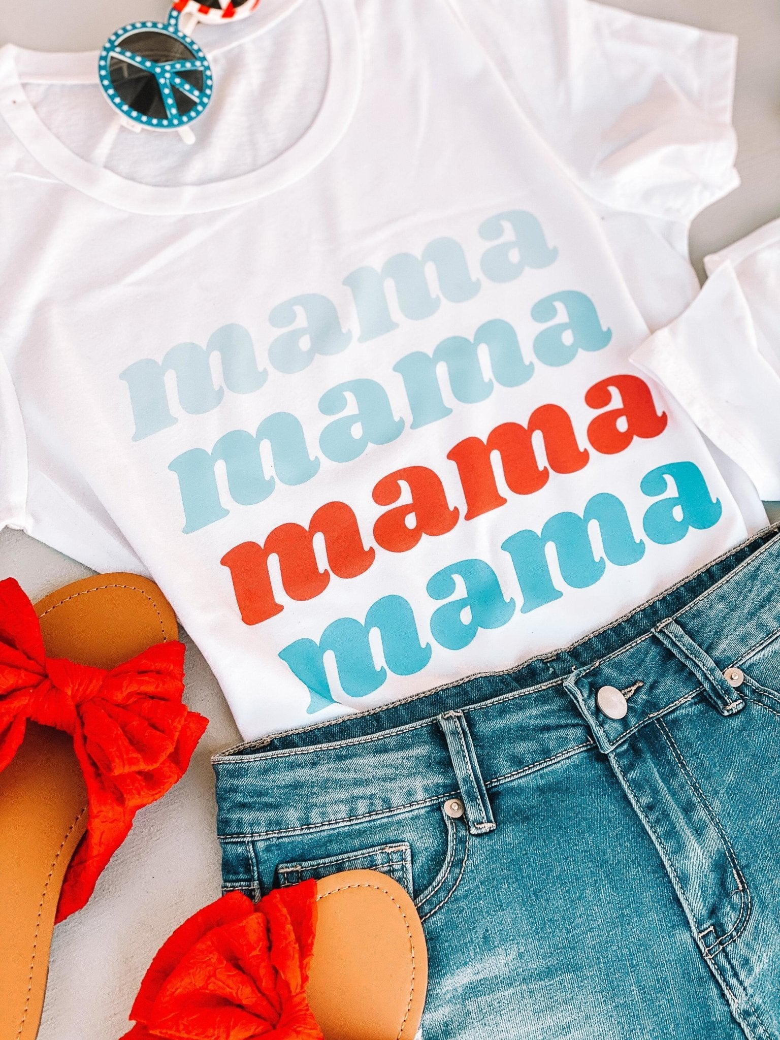 Americana Mama +Mini Matching Shirts - LITTLE MIA BELLA