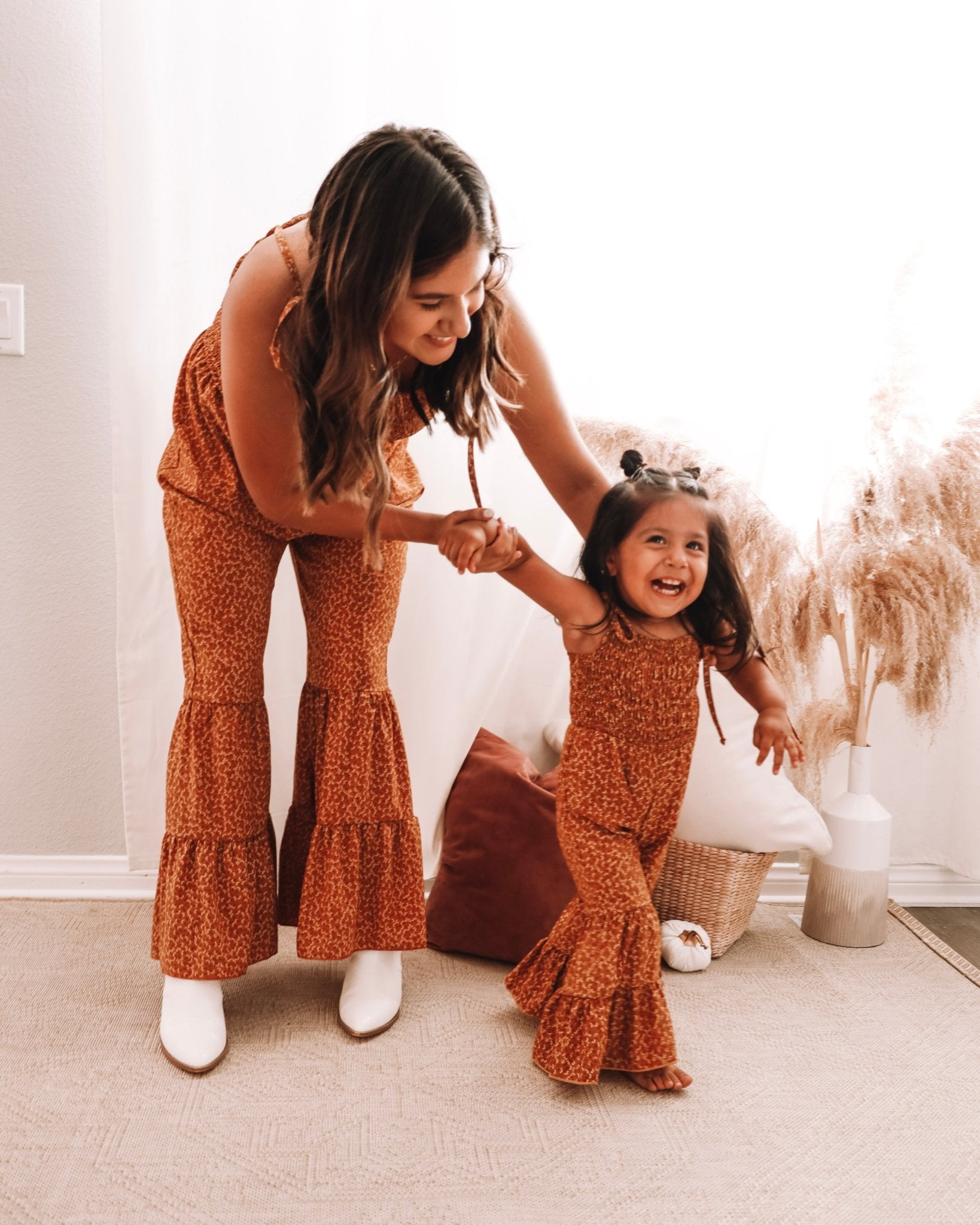 Autumn Jumpsuits Mommy and Me Outfits - LITTLE MIA BELLA