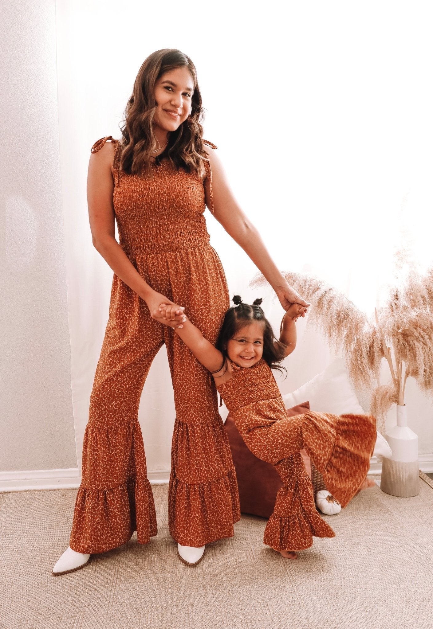 Matching rompers for hot sale mom and daughter