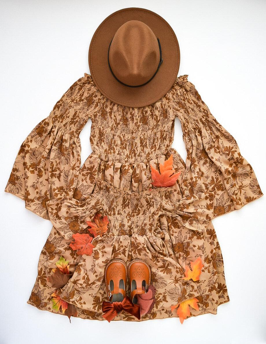 Autumn Smocked Matching Dresses - LITTLE MIA BELLA