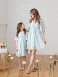 Azul Mommy & Me Matching Dresses - LITTLE MIA BELLA