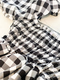 Black and White Checkered Dresses Mama Matching Dresses - LITTLE MIA BELLA