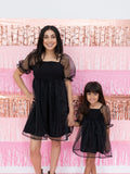 Black Babydoll Mommy and Me Dresses - LITTLE MIA BELLA