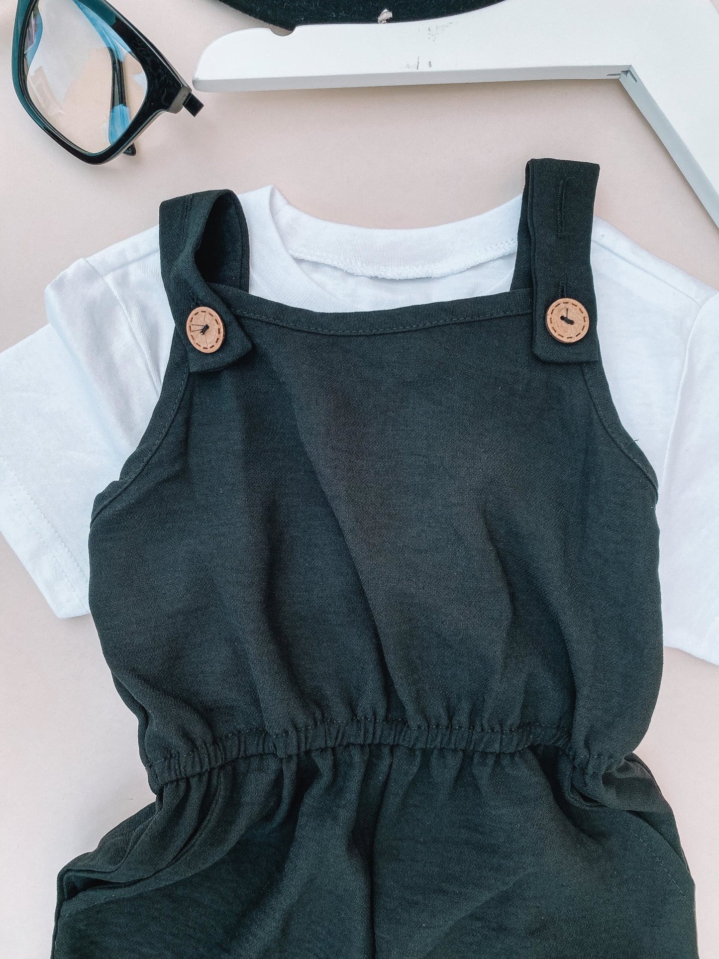Black Mommy and Me Jumpsuit - LITTLE MIA BELLA