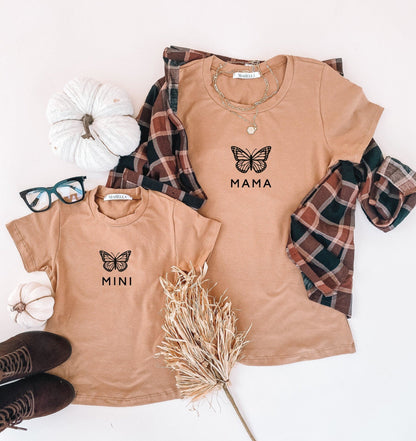 Butterfly Mama + Mini Matching Shirts - LITTLE MIA BELLA