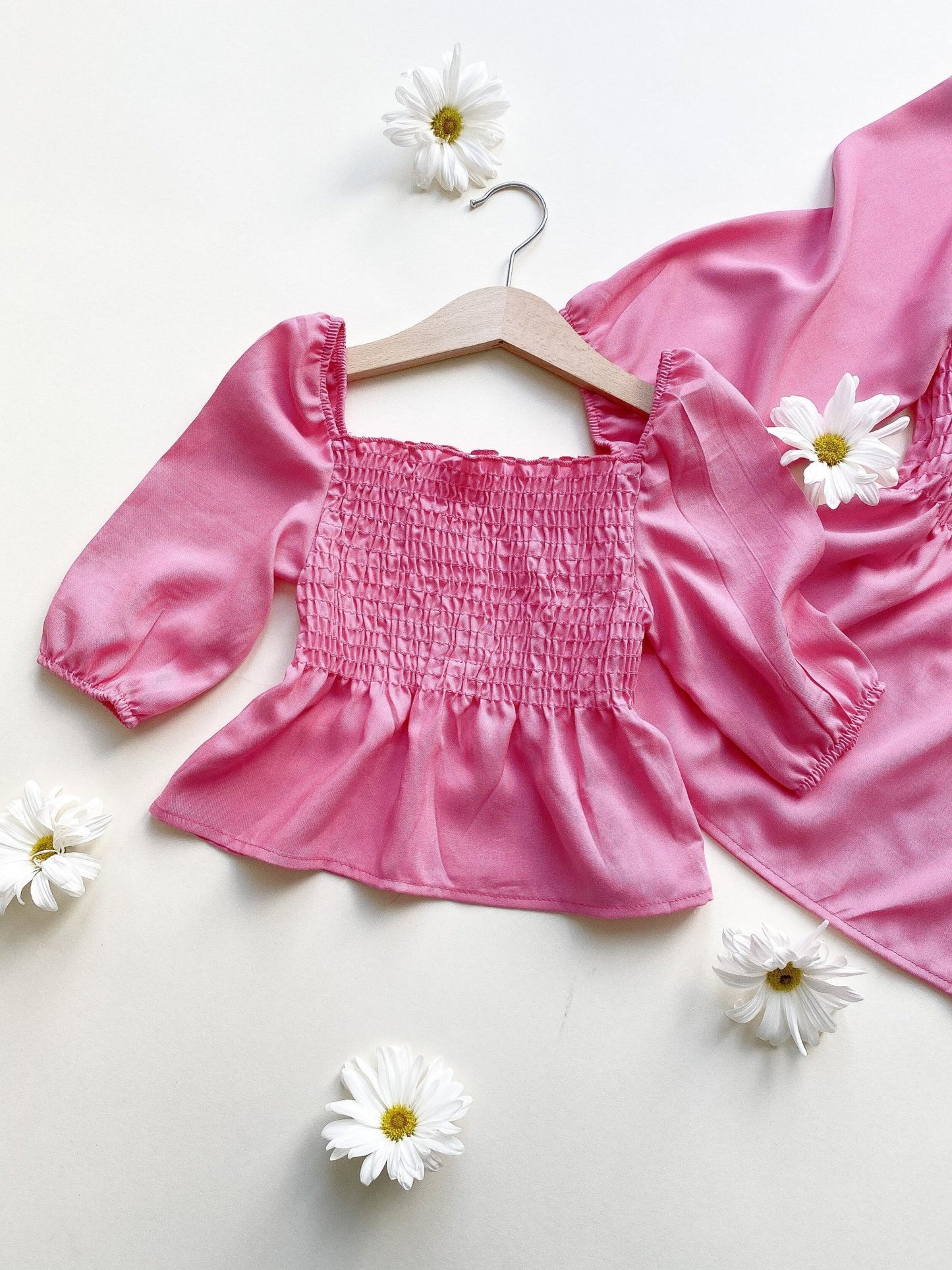 Cherry Pink Mommy and Me Tops - LITTLE MIA BELLA