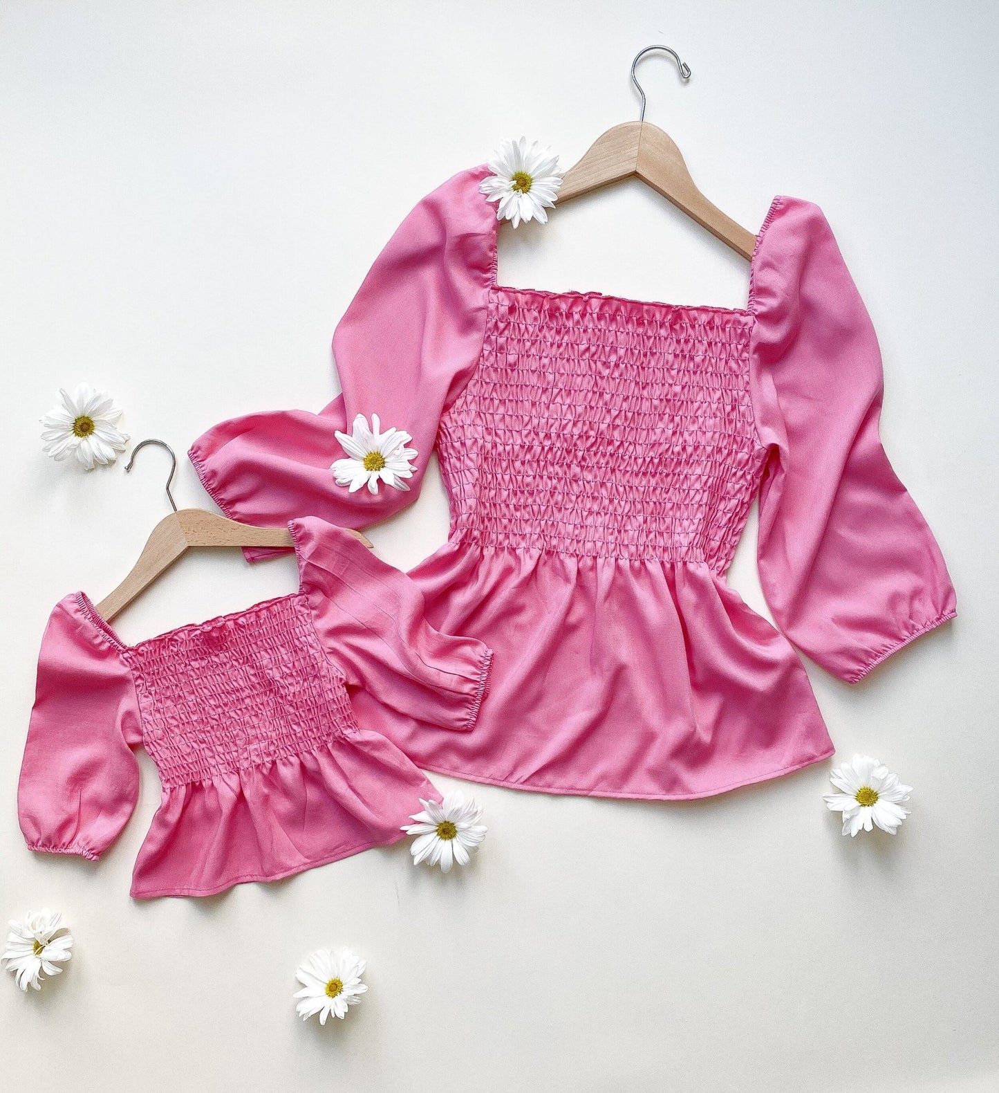 Cherry Pink Mommy and Me Tops - LITTLE MIA BELLA