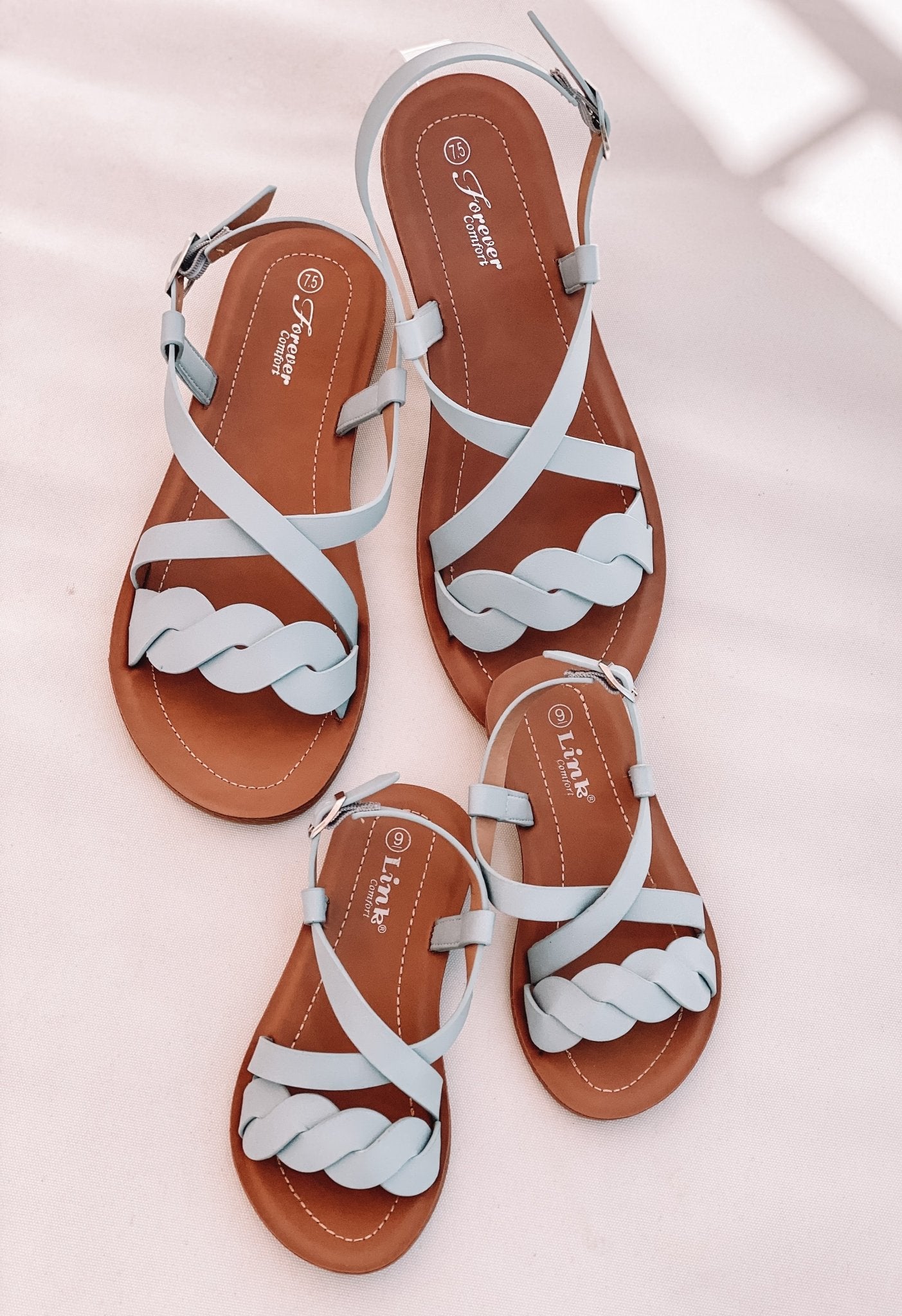 Cielito Mommy and Me Comfort Ankle Matching Sandals - LITTLE MIA BELLA