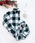 Classic Plaid Long Sleeve Matching Flannel - LITTLE MIA BELLA