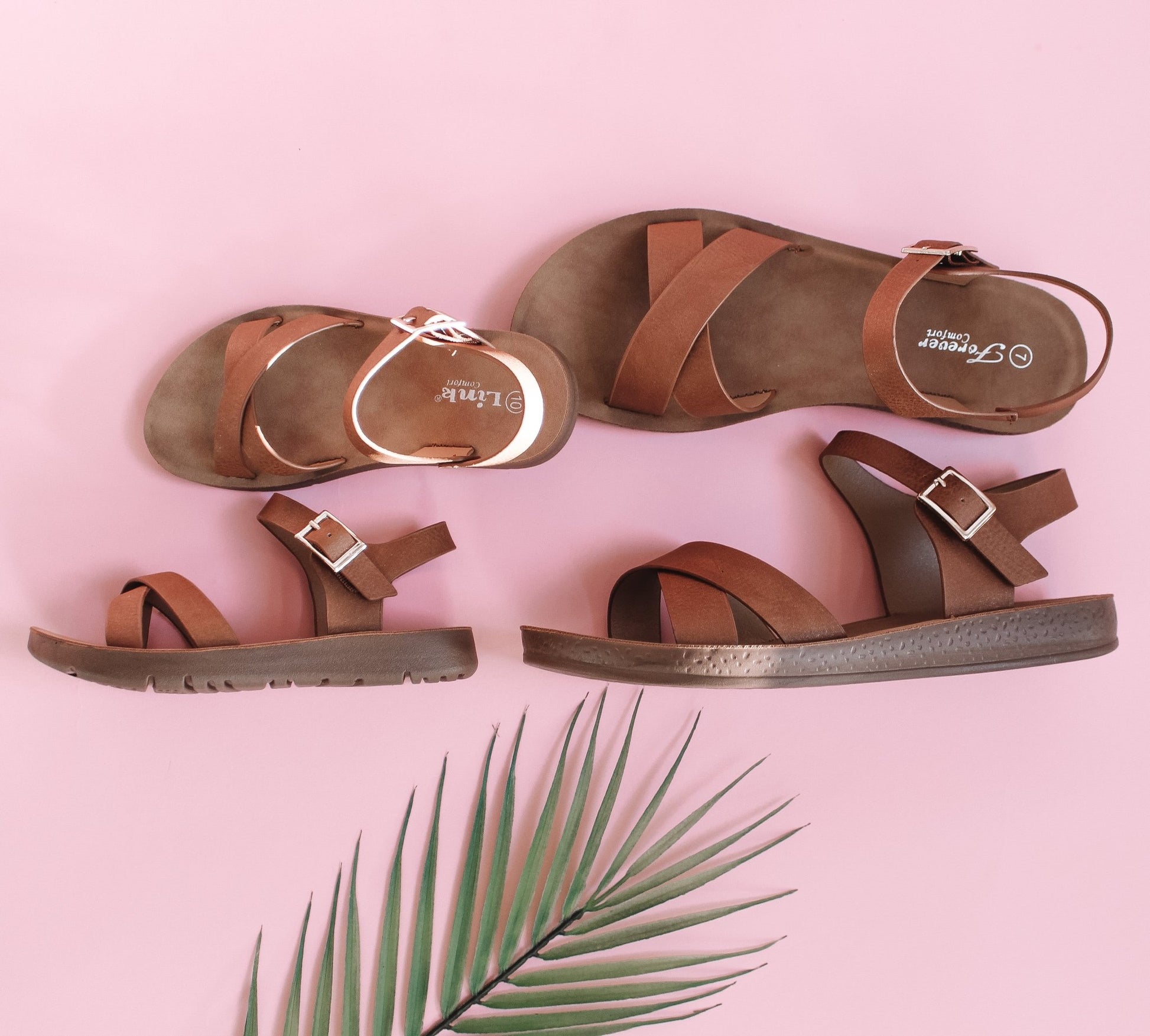 Comfort Ankle Mommy and Me Matching Sandals - LITTLE MIA BELLA