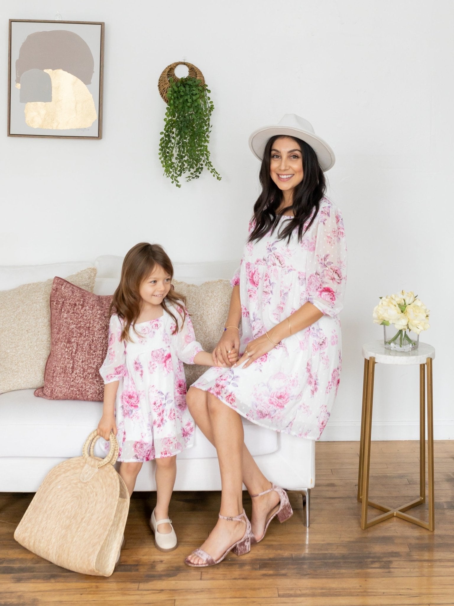 Elza’s Spring Mommy & Me Matching Dresses - Outfits