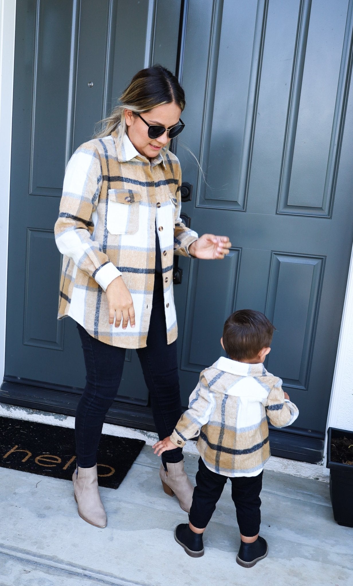 Matching Outfits Mom And Daughter Matching Plaid Shirts