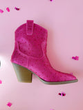 Fuchsia Western Mommy and Me Boots - LITTLE MIA BELLA