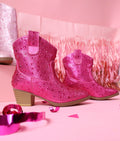 Fuchsia Western Mommy and Me Boots - LITTLE MIA BELLA