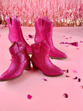 Fuchsia Western Mommy and Me Boots - LITTLE MIA BELLA