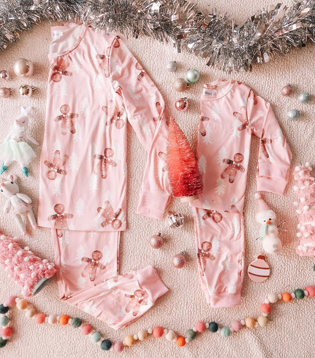 Gingerbread Pyjamas Gingerbread Man Christmas Matching Pajamas for Family
