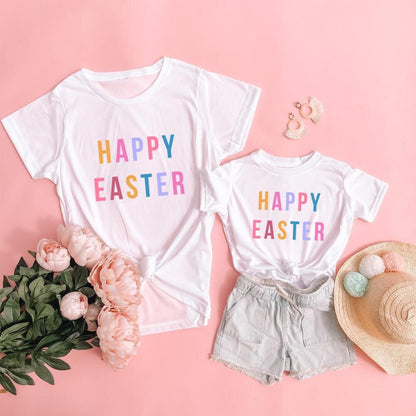Happy Easter Matching Shirts - LITTLE MIA BELLA