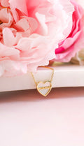 Heart Mama Necklace - LITTLE MIA BELLA