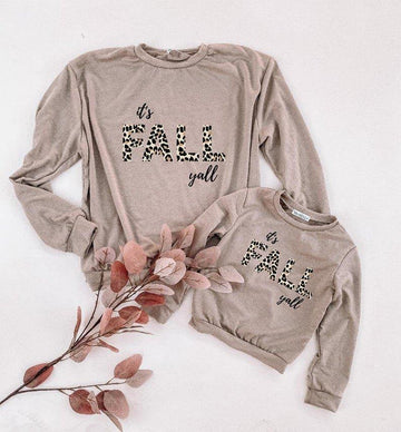 It's Fall Ya'll Crewneck Mommy and Me - LITTLE MIA BELLA