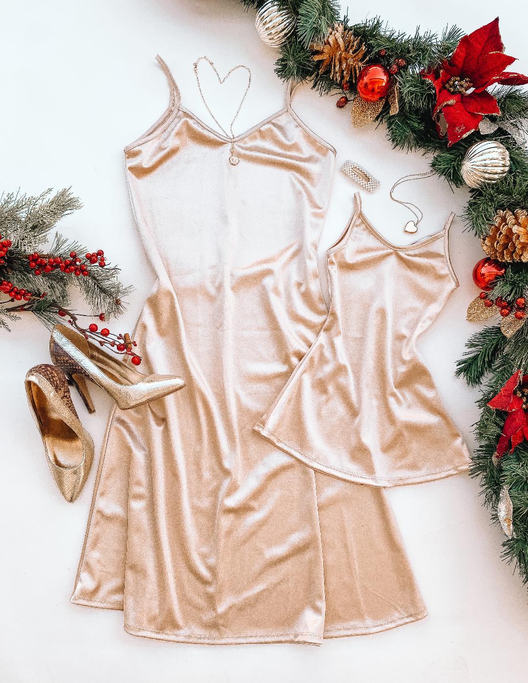 mia belle christmas dresses white christmas dresses Winter Shining Star Maxi Dress Mia Belle Girls